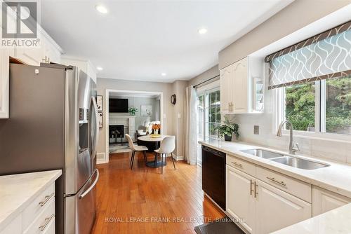 14 Mattawa Court, Whitby (Lynde Creek), ON - Indoor Photo Showing Kitchen With Stainless Steel Kitchen With Double Sink