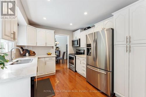 14 Mattawa Court, Whitby (Lynde Creek), ON - Indoor Photo Showing Kitchen With Stainless Steel Kitchen With Double Sink