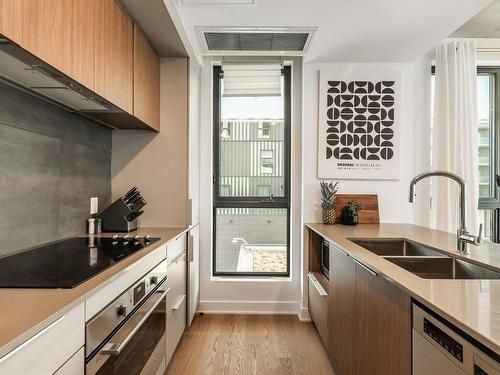 Kitchen - 302-505 Rue De L'Escale, Brossard, QC - Indoor Photo Showing Kitchen With Double Sink With Upgraded Kitchen