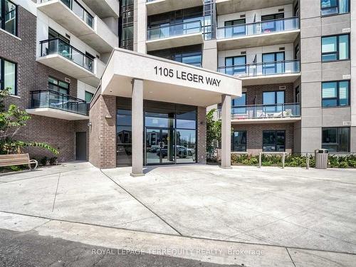 612-1105 Leger Way, Milton, ON - Outdoor With Balcony With Facade