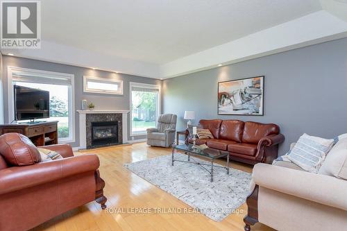 16 Guest Lane, Thames Centre (Mossley), ON - Indoor Photo Showing Living Room With Fireplace