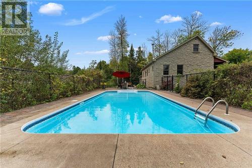 160 Poplar Ridge Road, Pembroke, ON - Outdoor With In Ground Pool With Backyard