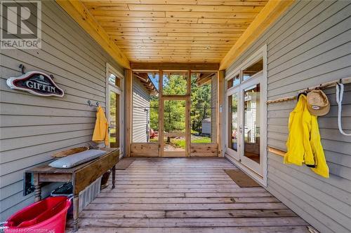 65 B321 Pt. Frying Pan Island, Parry Sound, ON - Outdoor With Deck Patio Veranda With Exterior