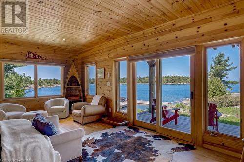 65 B321 Pt. Frying Pan Island, Parry Sound, ON - Indoor With Body Of Water