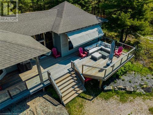 65 B321 Pt. Frying Pan Island, Parry Sound, ON - Outdoor With Deck Patio Veranda