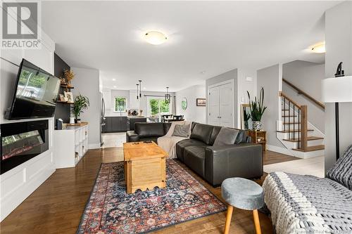 279 O'Neill, Moncton, NB - Indoor Photo Showing Living Room With Fireplace