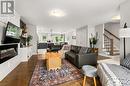 279 O'Neill, Moncton, NB  - Indoor Photo Showing Living Room With Fireplace 