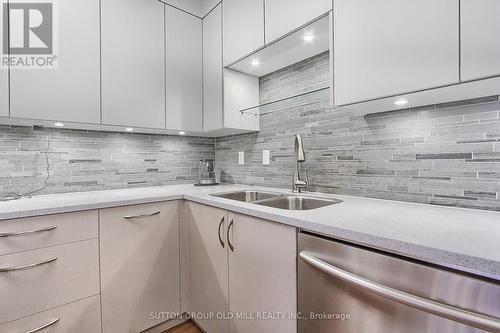 1908 - 362 The East Mall, Toronto, ON - Indoor Photo Showing Kitchen With Double Sink With Upgraded Kitchen