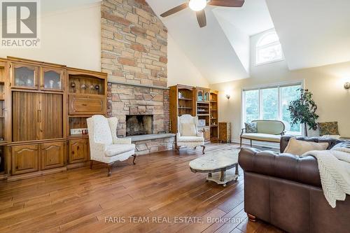 7 Nordic Trail, Oro-Medonte, ON - Indoor Photo Showing Living Room With Fireplace