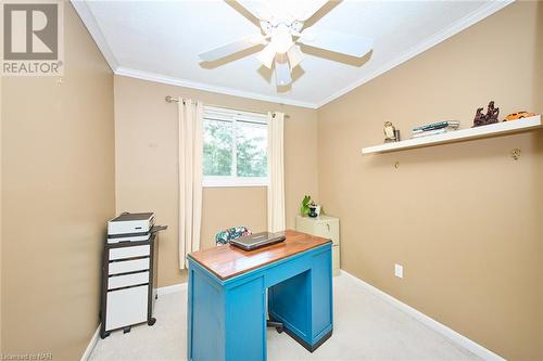 3rd bedroom overlooking the back yard - 86 Green Maple Drive, St. Catharines, ON - Indoor Photo Showing Office