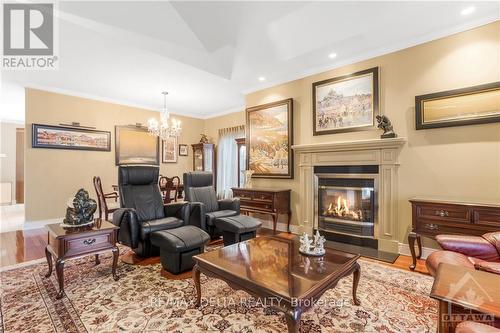 137 Beaumont Avenue, Prescott And Russell, ON - Indoor Photo Showing Living Room With Fireplace