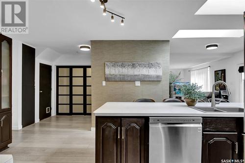 3113 Grant Road, Regina, SK - Indoor Photo Showing Kitchen With Double Sink