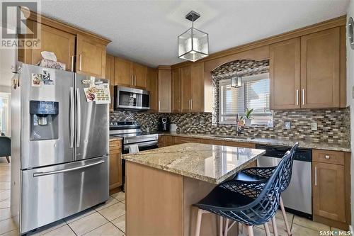 459 Nemeiben Road, Saskatoon, SK - Indoor Photo Showing Kitchen With Double Sink