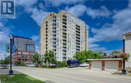 191 King Street S Unit# 908, Waterloo, ON - Outdoor With Balcony With Facade