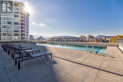 1181 Sunset Drive Unit# 706, Kelowna, BC - Outdoor With In Ground Pool