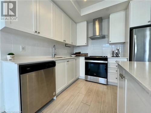 55 Duke Street W Unit# 1210, Kitchener, ON - Indoor Photo Showing Kitchen With Upgraded Kitchen