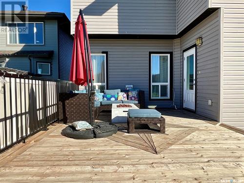 5331 Universal Crescent, Regina, SK - Outdoor With Deck Patio Veranda With Exterior