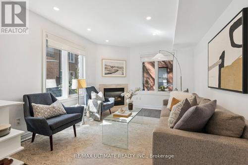 6 - 230 St. George Street, Toronto, ON - Indoor Photo Showing Living Room With Fireplace