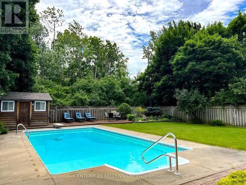 139 Elgin Drive, Brampton, ON - Outdoor With In Ground Pool With Backyard