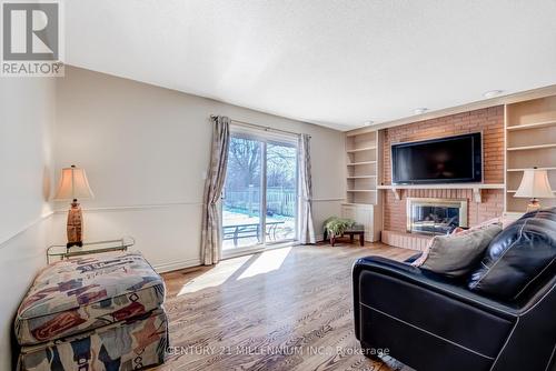 139 Elgin Drive, Brampton, ON - Indoor Photo Showing Living Room With Fireplace