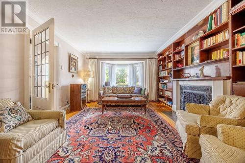 333 Glengarry Avenue, Toronto, ON - Indoor Photo Showing Living Room With Fireplace