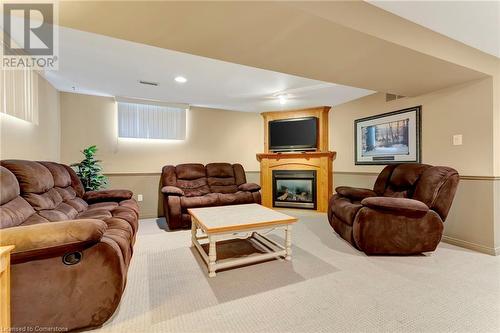 56 Skyland Drive, Hamilton, ON - Indoor With Fireplace