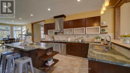 1659 Hamilton Road, London, ON - Indoor Photo Showing Kitchen With Double Sink