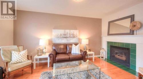 1091 Augustus Drive, Burlington, ON - Indoor Photo Showing Living Room With Fireplace