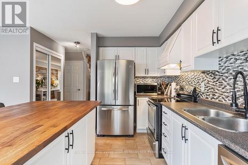 656 Julia Avenue, Burlington, ON - Indoor Photo Showing Kitchen With Stainless Steel Kitchen With Double Sink