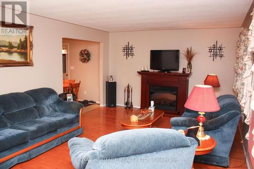 38 Bay Ridge Road, Hastings Highlands, ON - Indoor Photo Showing Living Room With Fireplace