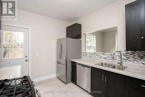 112 Maplewood Avenue, Hamilton, ON - Indoor Photo Showing Kitchen With Double Sink