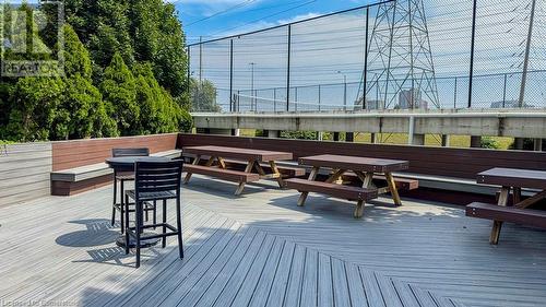 Picnic and barbeque area. - 4450 Tucana Court Unit# 1010, Mississauga, ON - Outdoor With Deck Patio Veranda