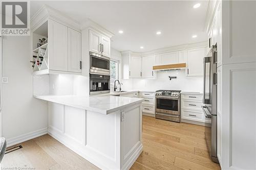 14 Dolphin Place, Hamilton, ON - Indoor Photo Showing Kitchen With Stainless Steel Kitchen With Upgraded Kitchen