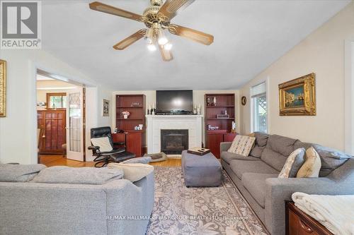 54 Arlington Avenue, Oshawa (O'Neill), ON - Indoor Photo Showing Living Room With Fireplace