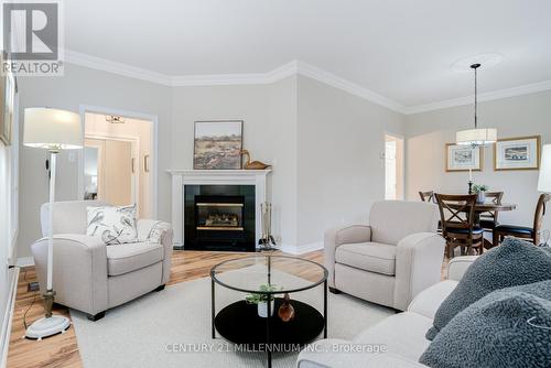 42 - 4 Tuscany Lane, Brampton, ON - Indoor Photo Showing Living Room With Fireplace