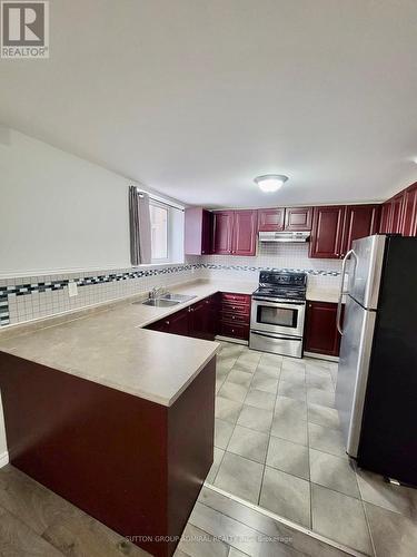 110 Cumberland Street, Barrie, ON - Indoor Photo Showing Kitchen With Double Sink