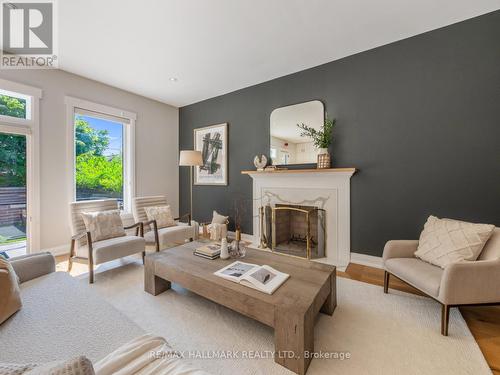 37 Elmview Drive, Toronto, ON - Indoor Photo Showing Living Room With Fireplace