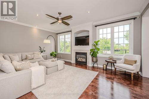 2366 Valleyridge Drive, Oakville, ON - Indoor Photo Showing Living Room With Fireplace