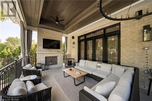 2217 Courrier Lane, Mississauga, ON -  With Fireplace With Exterior