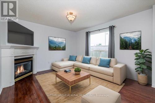 1181 Andrade Lane, Innisfil, ON - Indoor Photo Showing Living Room With Fireplace