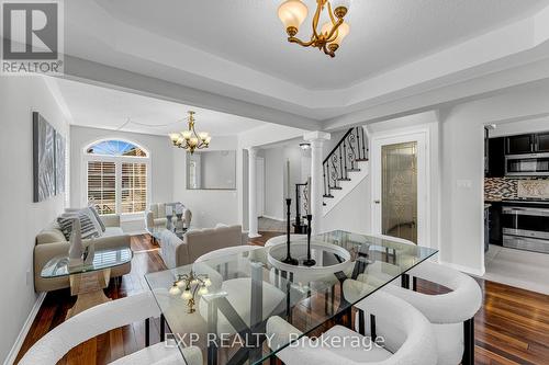 7287 Aldercrest Drive, Mississauga, ON - Indoor Photo Showing Dining Room With Fireplace