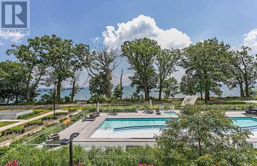 815 - 3500 Lakeshore Road W, Oakville, ON - Outdoor With In Ground Pool With View