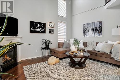 104 Drinkwater Drive, Cambridge, ON - Indoor Photo Showing Living Room With Fireplace