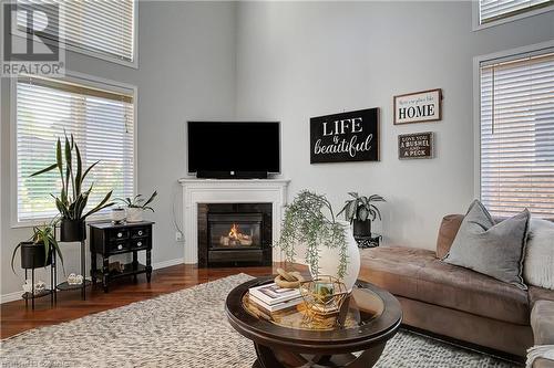 104 Drinkwater Drive, Cambridge, ON - Indoor Photo Showing Living Room With Fireplace