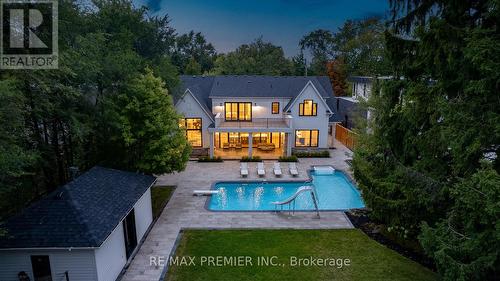 24 Belvedere Drive, Oakville, ON - Outdoor With In Ground Pool With Deck Patio Veranda