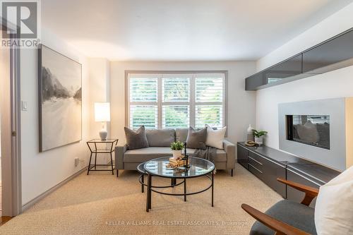 19 Union Street, Halton Hills, ON - Indoor Photo Showing Living Room With Fireplace