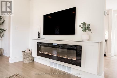 364 Holcan Avenue, Oshawa, ON - Indoor Photo Showing Living Room With Fireplace