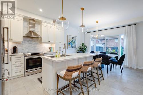 64 Ralph Chalmers Avenue, Markham, ON - Indoor Photo Showing Kitchen With Stainless Steel Kitchen With Upgraded Kitchen