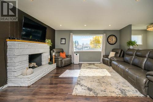 4266 Craig Drive, Prince George, BC - Indoor Photo Showing Living Room With Fireplace