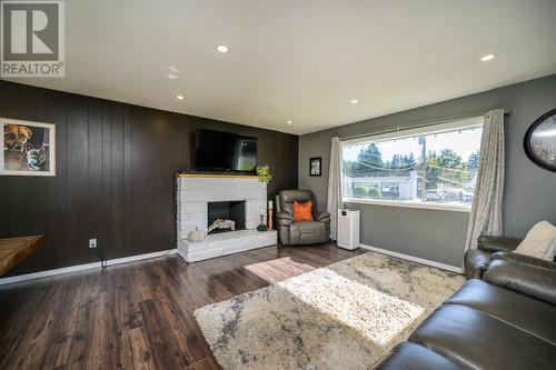 4266 Craig Drive, Prince George, BC - Indoor Photo Showing Living Room With Fireplace